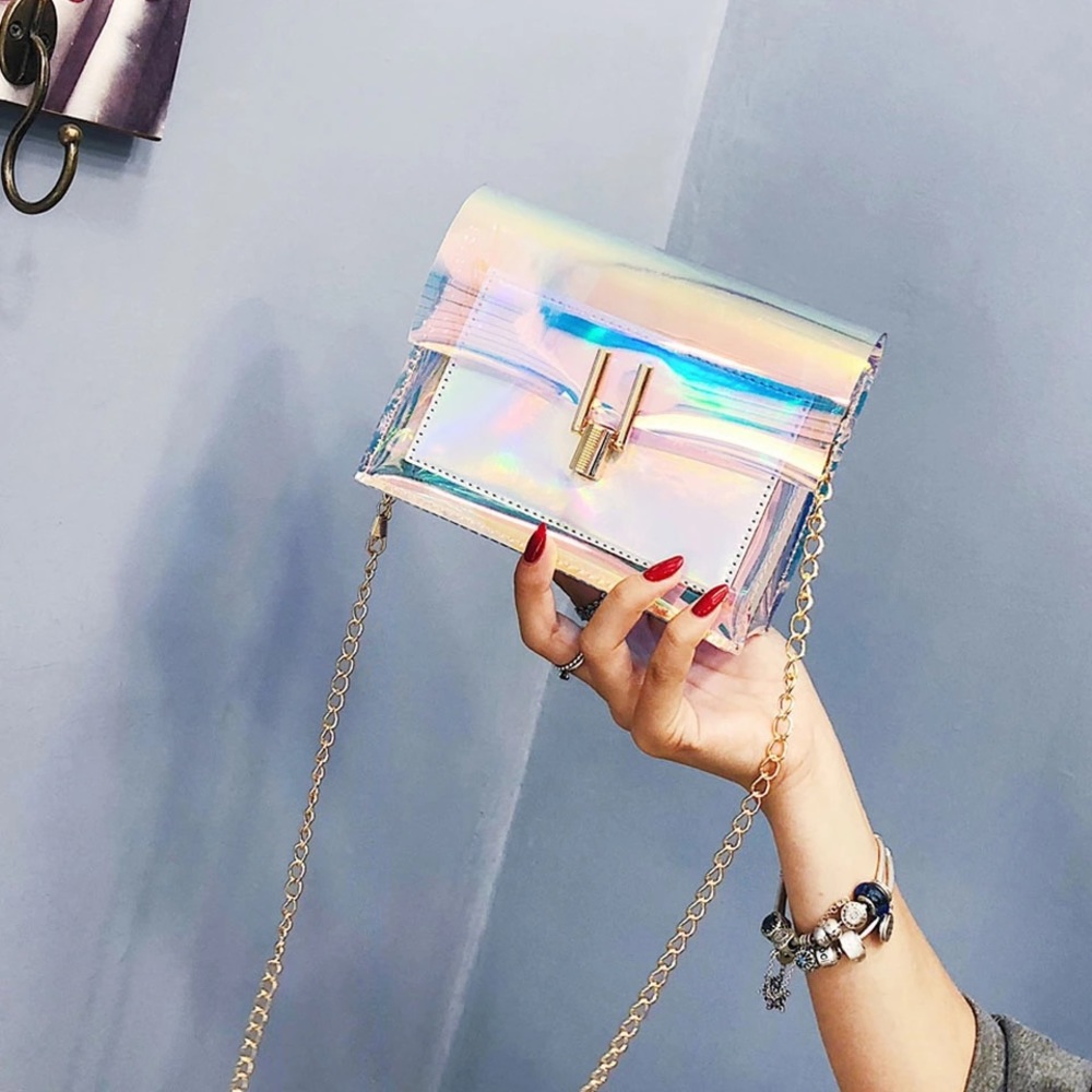 Holographic Iridescent Crossbody Bag - Picture 4 of 7